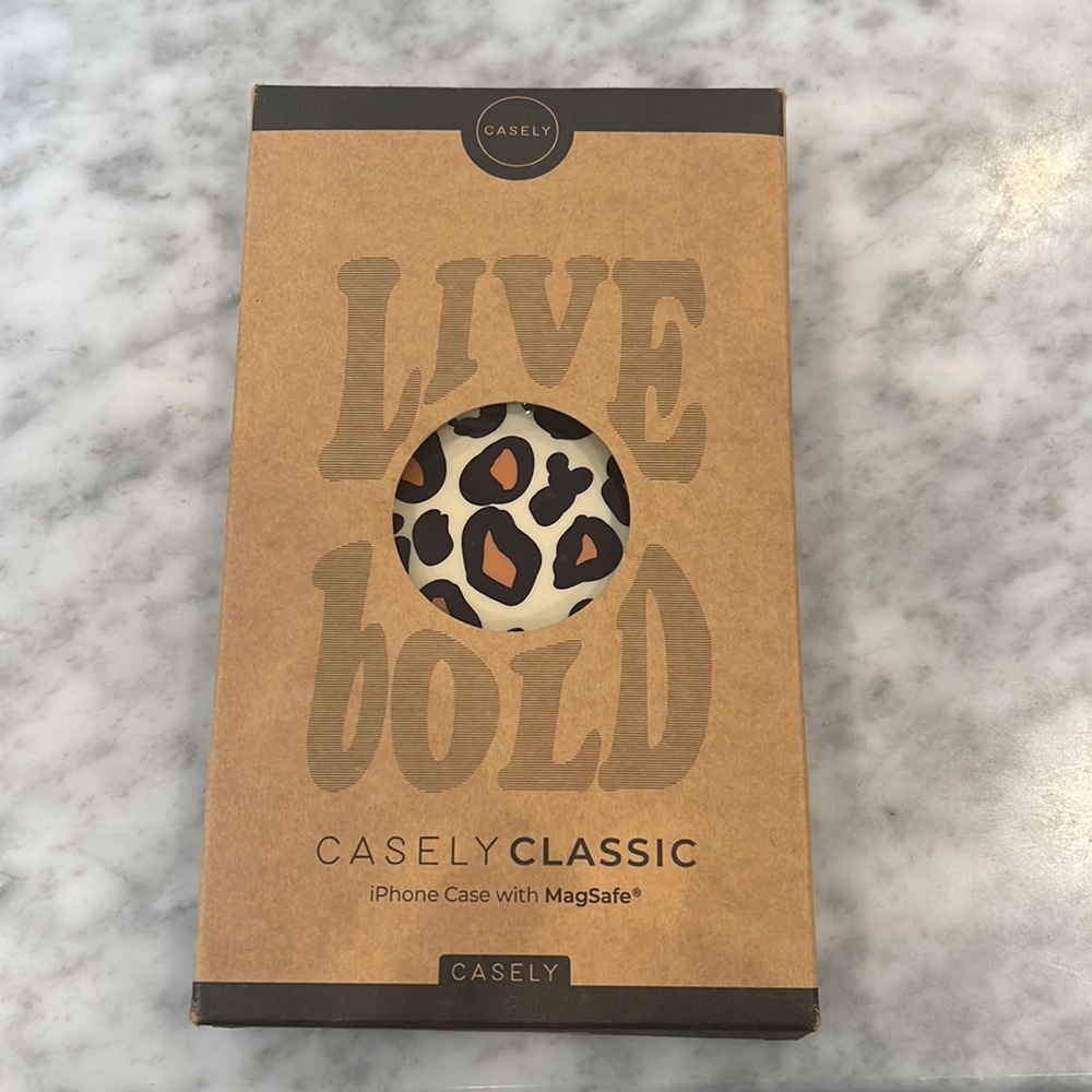 Brand new & MagSafe Casely iPhone 13 Pro- color “Into the Wild- Leopard Case”
